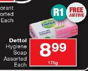 Dettol Hygiene Soap Assorted 175g-Each