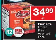 Pieman's Frozen Pies Assorted 4's-Each