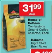 House Of Coffees Confessions Ground Coffee Assorted-250g Each