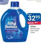 Clicks Silky Bubbles Foam Bath-2L Each