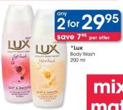 Lux Body Wash-2x200Ml