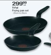 T-Fal Frying Pan Set-20cm & 26cm 
