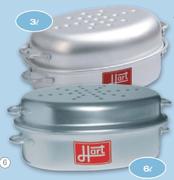 Hart Aluminium Oval Roaster-6L Each