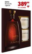 Imoya Brandy-750ml Plus 2 Glasses
