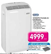 DeLonghi 12500 BTU Portable Air Conditioner(PACN125HP)