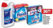 Finish Dishwashing Powder-1Kg, Powerball All-In-One Dish Tablets-14's Or Quantum Tablets-10's
