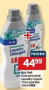Pnp Concentrated Laundry Liquid-750ml And Get 400ml Free - Each