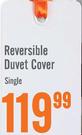 Reversible Single Duvet Cover 