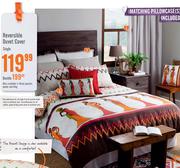 Reversible Single Duvet Cover 