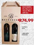 Backsberg Dry Red And Chenin Blanc Gift Box-2x750ml