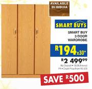 Smart Buy 3 Door Wardrobe