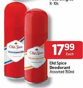 Old Spice Deodorant-150ml Each