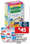 Nestum Jogoline-4's and Nestle Nstum Stage 1 Cereal-500gm