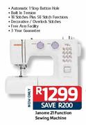Janome 21 Function Sewing Machine