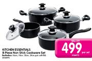 Kitchen Essentials 8 Piece Non Stick Cookware Set-Per Set