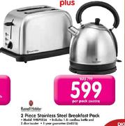 Russell Hobbs 2 Piece Stainless Steel Breakfast Pack RHBPSS56-Per Pack