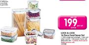Lock & Lock 16 Piece Food Saver Set-Per Set