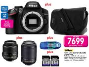 Nikon Twin Lens Camera Bundle D3200-Per Bundle
