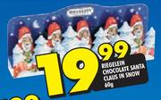 Riegelein Chocolate Santa Claus In Snow-60g