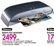 Fellowes Saturn A3 Laminator