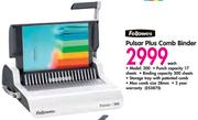Fellowes Pulsar Plus Comb Binder 300