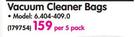 Vacuum Cleaner Bags 6.404-409.0-Per 5 Pack