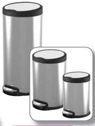 Home 27L Stainless Steel Pedal Bins
