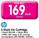 HP Black Ink Cartridge-Each
