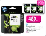 HP 1 Black  And 3 Colour Ink Cartridge Set 940XL
