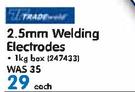 2.5mm Welding Electrodes 1Kg Box-Each