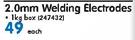2.0mm Welding Electrodes 1kg Box