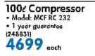 100L Compressor MCFRC232