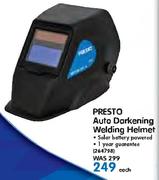 Presto Auto Darkening Welding Helmet