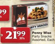 Penny Wise Party Snacks Assorted-30's