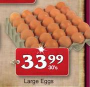 Large Eggs-30's