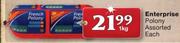 Enterprise Polony Assorted-1kg