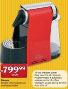 1Sienna Single Serving Capsule Espresso Maker
