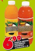 Caribbean Smoothie Suiwelmengsel Konsentraat-1Ltr Elk