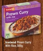 Iceland Prawn Curry With Rice-500g