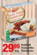 Iceland Sticky Toffee Cheesecake-455g
