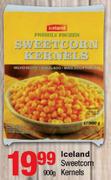 Iceland Sweetcorn Kernels-900g