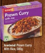 Iceland Prawns Curry With Rice-500g