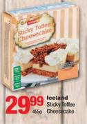 Iceland Sticky Toffee Cheesecake - 455g
