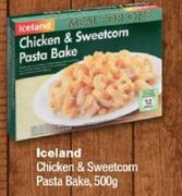 Iceland Chicken & Sweetcorn Pasta Bake - 500g