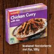 Iceland Hoenderkerrie Met Rys - 5X500g