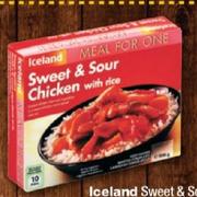  Iceland Sweet & Sour Chicken With Rice-5X500g