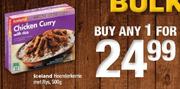 Iceland Hoenderkerrie Met Rys - 500g