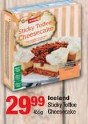 Iceland Sticky Toffee Cheesecake-455g