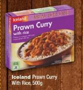 Iceland Prawn Curry With Rice-500g