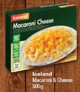 Iceland Macaroni & Cheese-500g